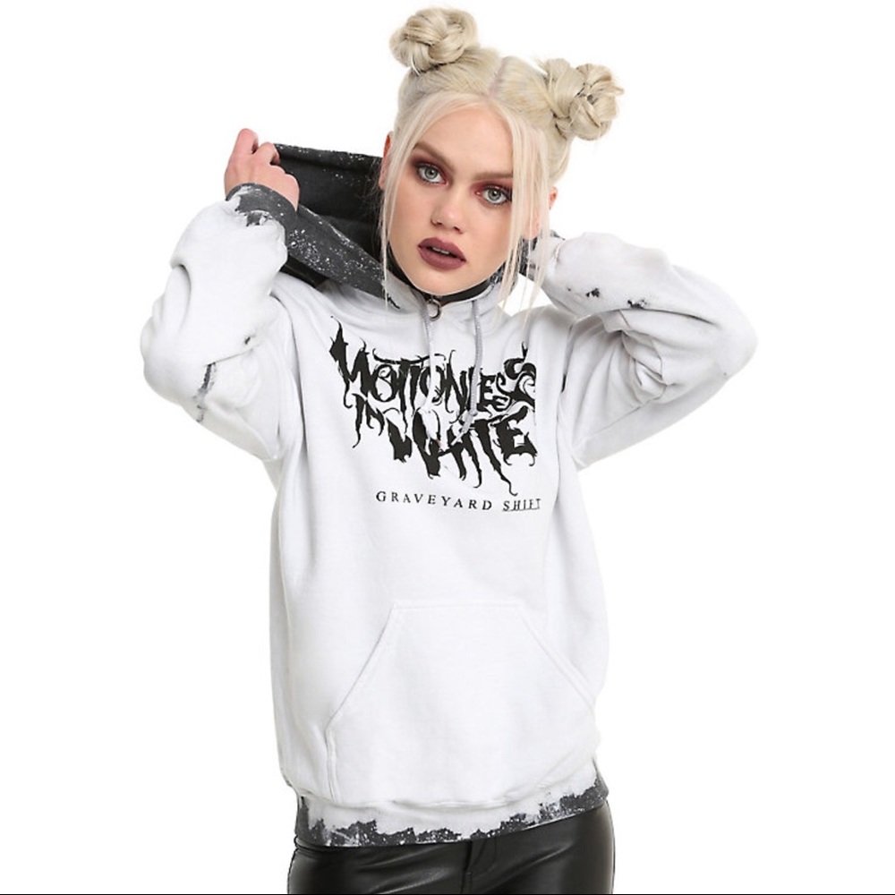 Motionless in white goth hoodie